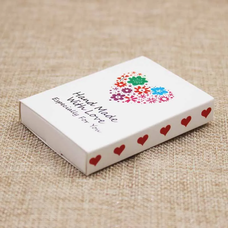 box as pic Ловец снов, печатная Подарочная коробка, ручная работа, любовь, свадьба, Подарочная коробка Великобритании/США, Подарочная посылка, 12 шт+ 12 шт, внутренняя карта - Цвет: box as pic