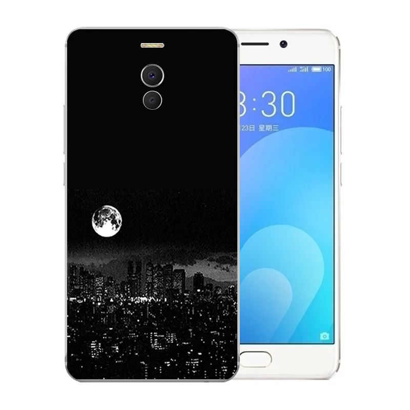 For Meizu M6 Note Phone Case Ice Pattern Silicone Shel Meilan Back Cover fundas for Note/Blue Charm Coque |