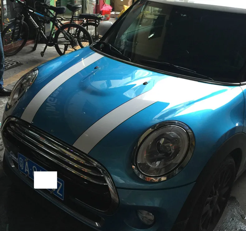 Наклейки и наклейки для автомобиля в полоску на капюшон Стайлинг MINI Cooper S Countryman