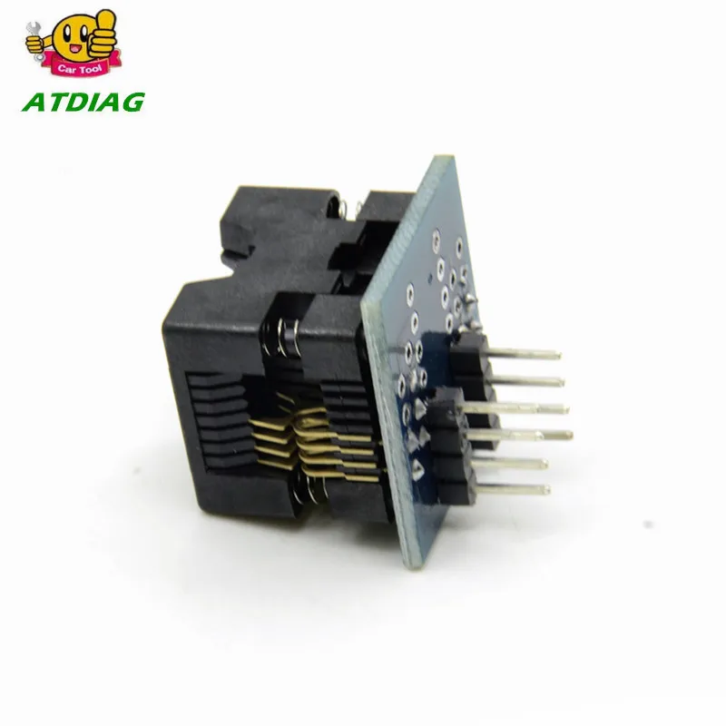SOIC8 SOP8 to DIP8 EZ Socket Converter Module Programmer Output Power Adapter With 150mil Connector SOIC 8 SOP To DIP | Автомобили и