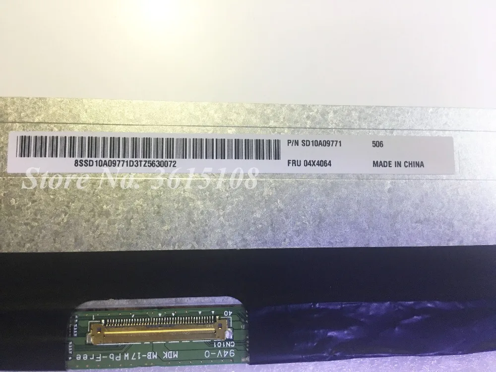 Матовая Матрица для ноутбука Panasonic VVX16T028J00 40 контактов 15 5 дюйма 2880X1620 ЖК-дисплей