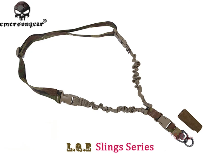 Пистолет Emersongear L. Q.e ремень для банджи с одной точкой MASH Sling/Delta охотничье