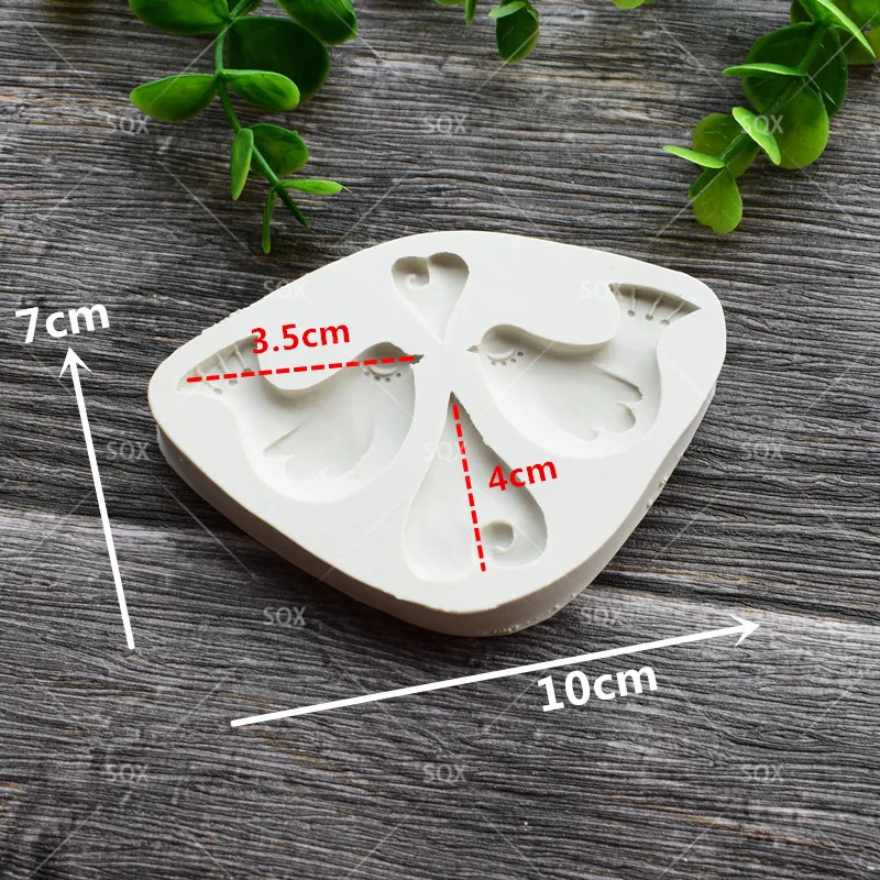 В виде голубя пищевой силиконовые формы для мыла шоколада торта украшения из