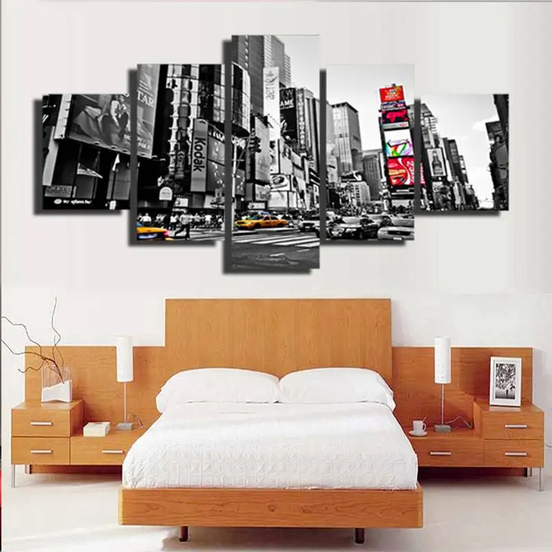 5 шт. холст настенная Художественная печать Нью-Йорк Лего городская живопись