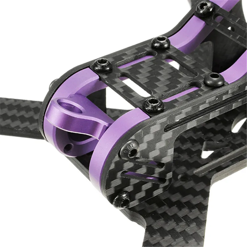 Специальное издание Realacc Purple215 215 мм 4 мм толщина руки углеродное волокно DIY RC гоночный комплект рамы для FPV Racer дроны Квадрокоптер