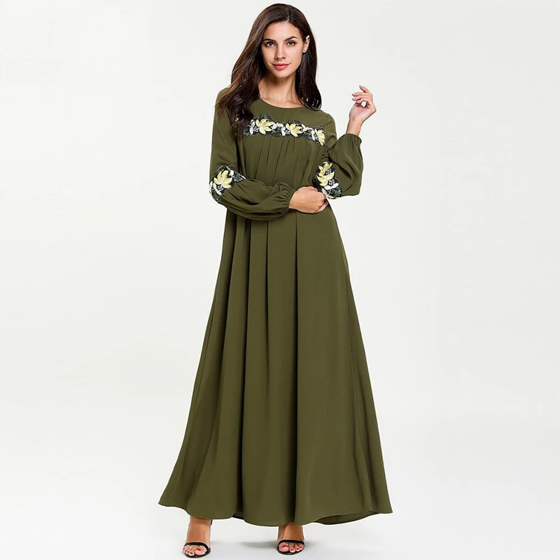 Женское платье кафель Eid Abaya мусульманское накидка в Дубае|Мусульманская одежда| |