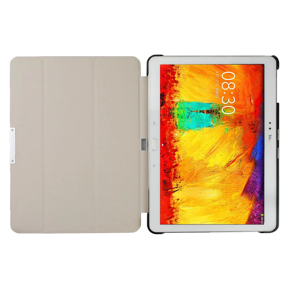 Тонкий чехол из искусственной кожи для samsung Galaxy Note 10,1 Edition SM-P600 P601 P605 607/Tab pro 10,1 T520 T521 T525 чехол для планшета+ пленка+ ручка