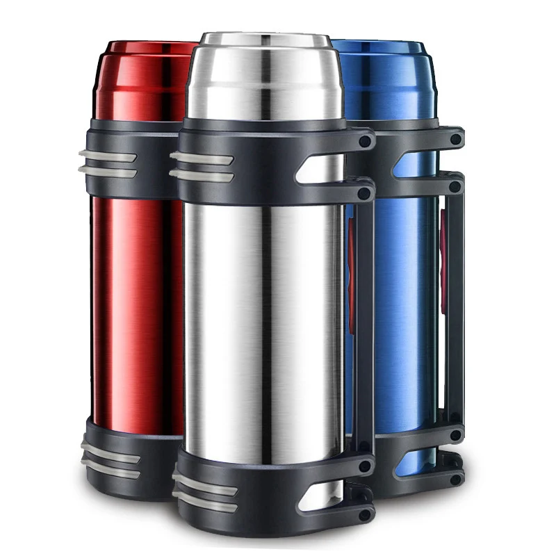 

304 Stainless Steel Thermos 1.2L/1.6L/2L/2.5L/3L Termos Coffee Vacuum Flasks Thermoses Travel Thermos Bottle