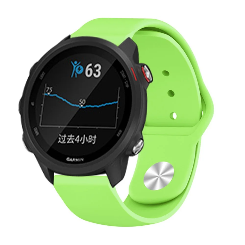 Сменный ремешок для часов Garmin 245 силиконовый браслет на запястье ремешок для часов Forerunner 245 M/645/Vivoactive3/Vivomove HR