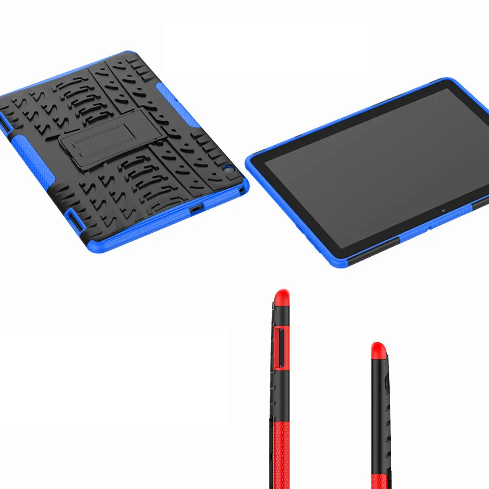Чехол s tablet Черный для huawei Mediapad T5 10.1in гибридный прочный жесткий резиновый чехол-подставка#20