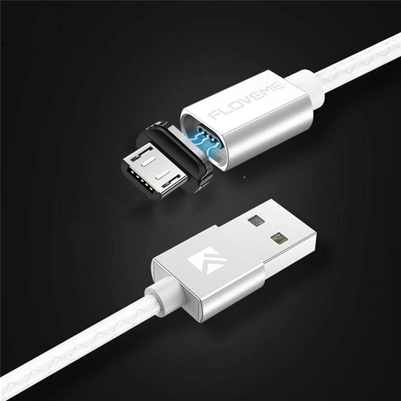 Floveme 3A Магнитный usb type C Micro Быстрая зарядка и синхронизация данных зарядный кабель для телефона