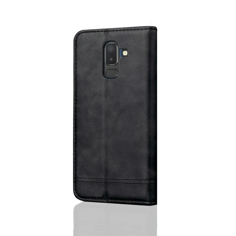 Чехол-книжка на магнитной застежке с Книга чехол для samsung Galaxy j4 j6 Plus j3 j7 j8 A10 A20 A20E A30 A40 A40S A50 A60 A70 A80 A90 Тонкий чехол-подставка