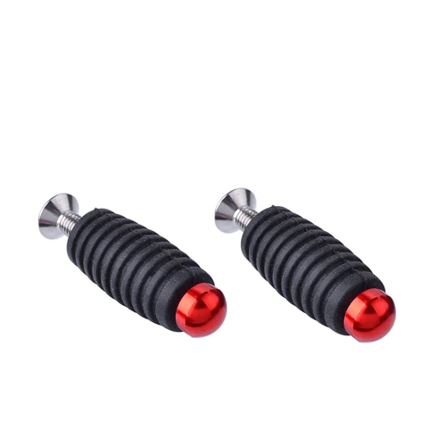 Red Lever Toe Peg BJ M6 мотоцикл Шестерни рычаг переключения ручного тормоза носок колышки педали 6 мм для Yamaha YZF R1 R6 R3 R25 MT-03 MT07 MT09 MT10 FZ07 FZ09 FZ1 - Цвет: Red Lever Toe Peg