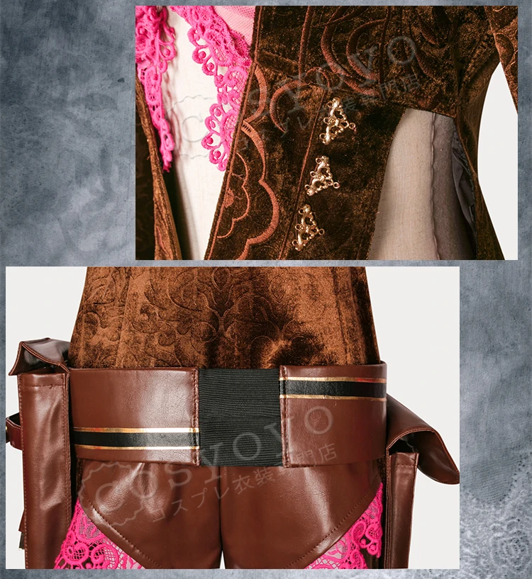 2017 SINoALICE dead Alice cinderella Master cosplay costume Halloween fashion dress costume made costumized Tailored