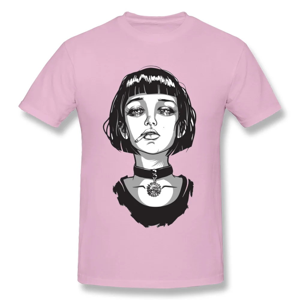 Mathilda принт футболка мужская Леон профессиональный убийца в ретро стиле с