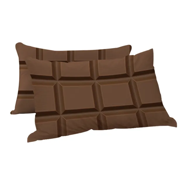 BlessLiving Chocolate Bar Sleeping Throw Pillow Funny Down Alternative Body Pillow 3d Realistic Giant Chocolate Bedding 1pc 5