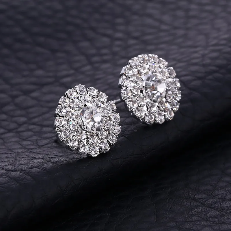 Комплект ювелирных украшений колье и серьги с кристаллами фианитами | Украшения