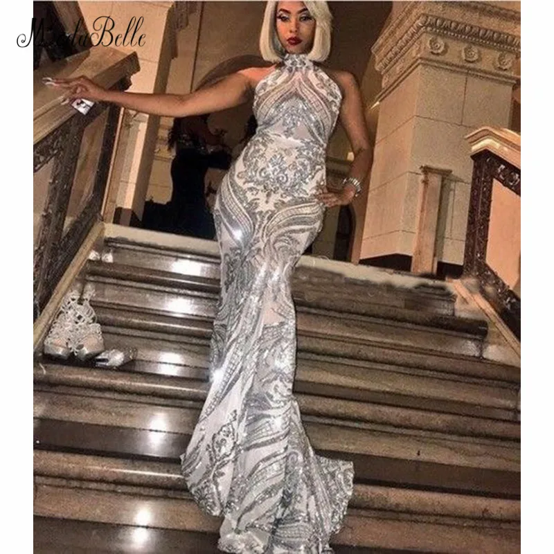 modabelle Sequins Silver Prom Dresses 2019 Vestidos De Gala Off The Shoulder Mermaid Compridos | Свадьбы и торжества