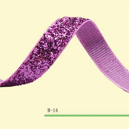 (Цена договорная) 3/8 дюйма Экологически чистая эластичная бархатная Блестящая