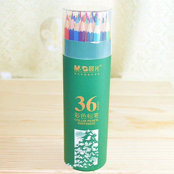 

36 PC/BOX 36-Color Colorful Pencils for Student Drawing and Painting, QB00013-36C