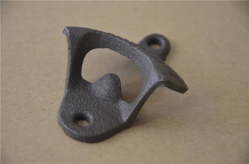 Винтажный стиль чугунный настенный Открыватель для бутылок инструменты пива и