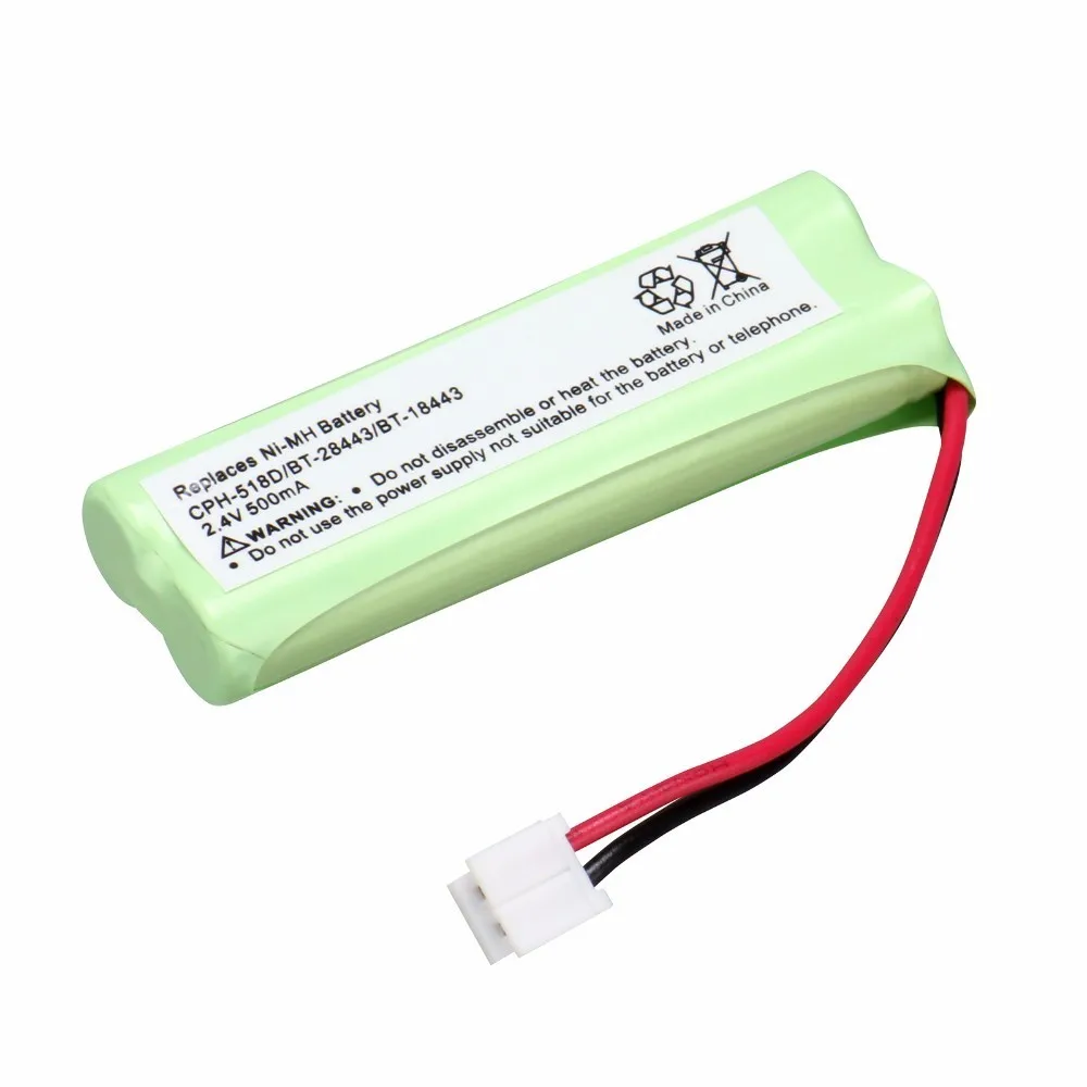 5 шт. Eleoption 2 4 В 500 мАч батарея для домашнего телефона Vtech BT18443 BT28443 89 1337 00 CPH 518D|battery