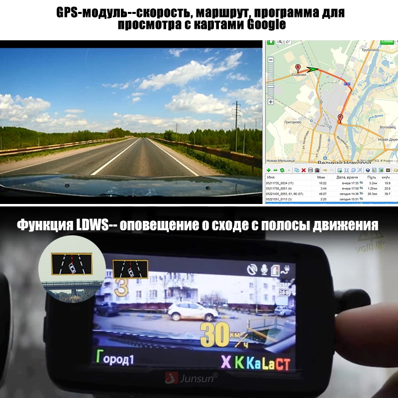 Junsun l10 видеорегистратор инструкция