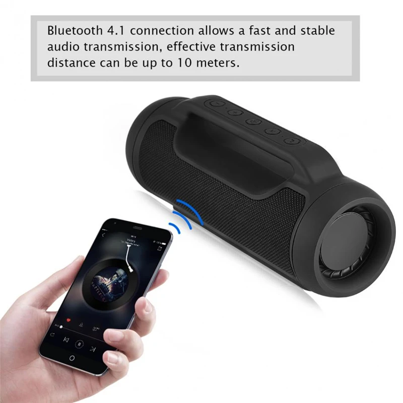Портативный беспроводной Bluetooth динамик наружная Колонка звук стерео аудио
