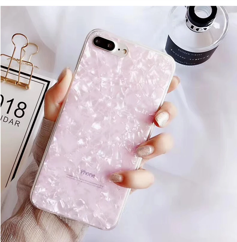 Чехол для телефона YY Fantasy Girl SeaShell с узором iphone XS R Блестящий силиконовый TPU