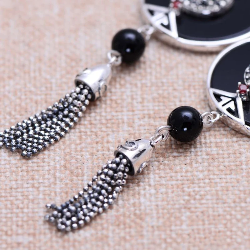 Серьги с кисточками из стерлингового серебра 925 пробы узлом Truelove изысканный