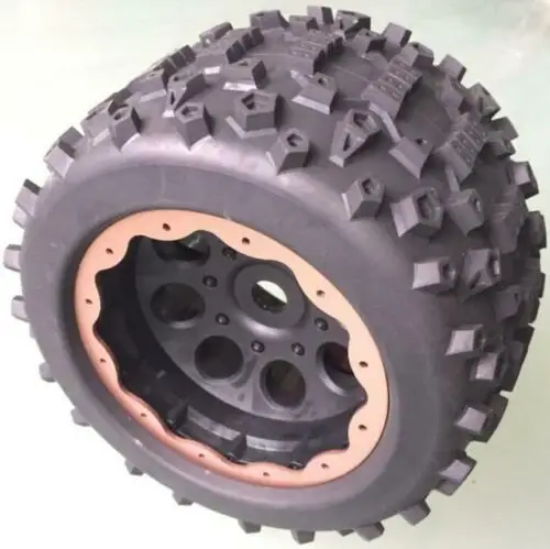 1/8 scaleTruck Badland 3," шина 1/2" офсетное колесо(2) Erevo Hpi savage
