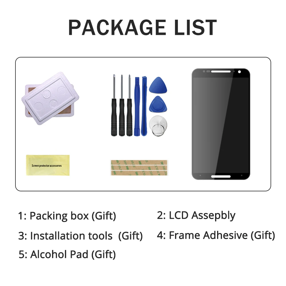 Дисплей 5 2 '&#x271920x1080 для Motorola Moto X2 ЖК-дисплей XT1092 XT1095 XT1097 сенсорный ЖК-экран