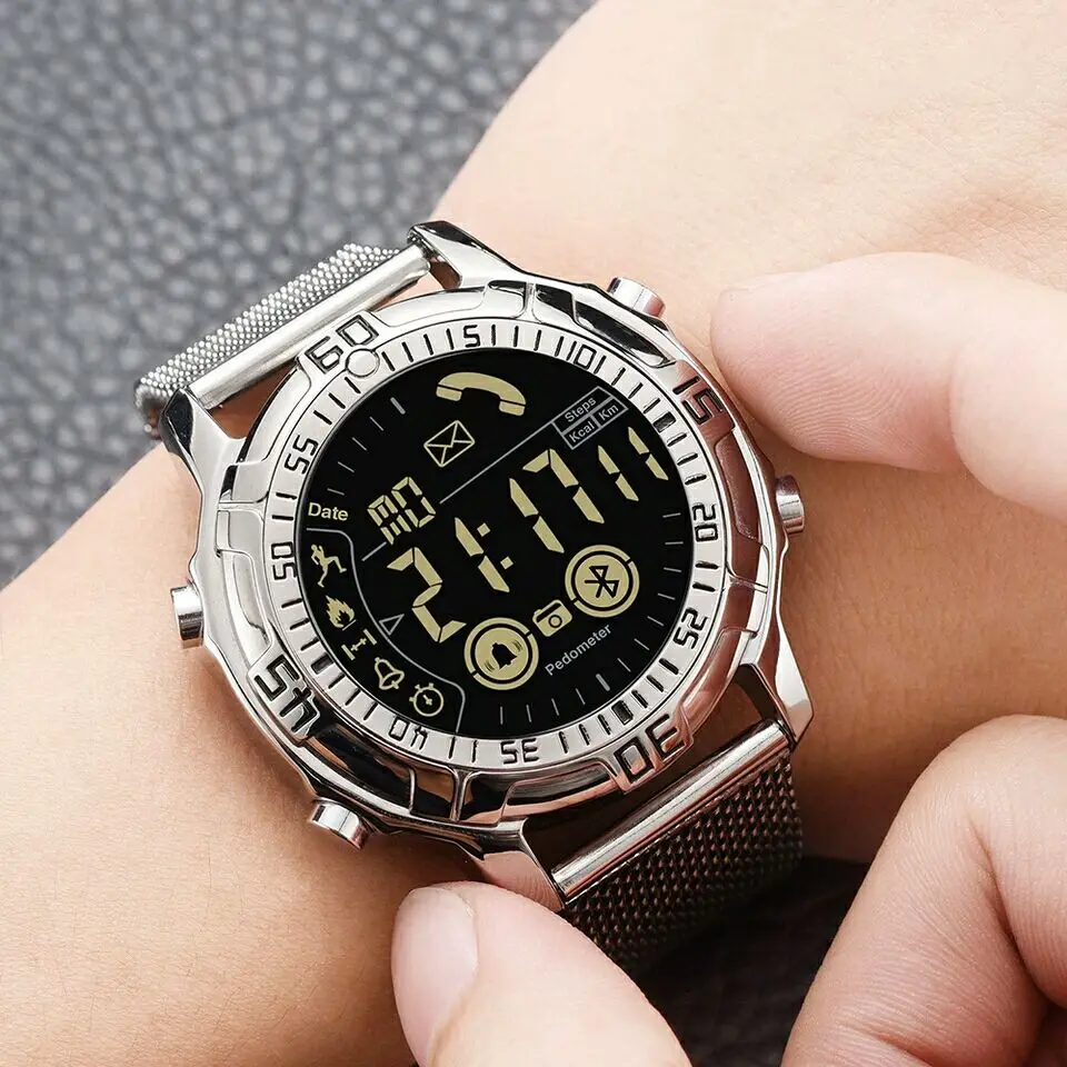 Мужские мужские женские флагманские прочные Смарт часы 33 месяца в режиме