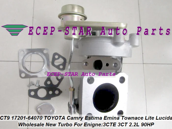 Бесплатная доставка Турбокомпрессор CT9 17201 64070 1720164070 для TOYOTA Camry Estima Lite TownAce Vista 3CT 3C