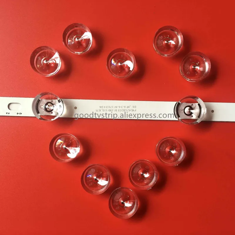 

100piece/lot Lamp covers/cap for repair LG TV LED backlight DRT 3.0 32" 42" 47" 55inch 6916l-1974A 1975A Optical lens