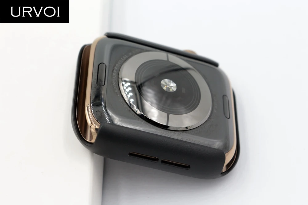 URVOI PC чехол для Apple Watch series 5 4 пластиковый бампер жесткая рамка чехол для iWatch 40 44 мм тонкий ультра-тонкий чехол ремешок