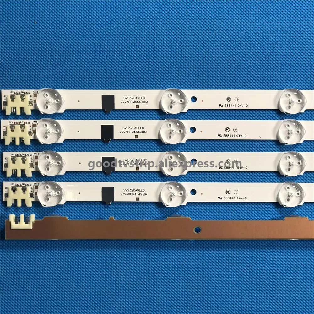 30 шт. * 9 светодиодный 100% новый полосы D2GE 320SC0 R3 2013SVS32H 650 мм для Samsung UA32F4088AR CY HF320AGEV3H