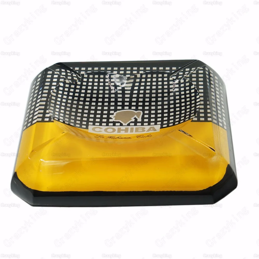 

COHIBA Noble Crystal Glass Classic Embossment Cigar Ashtray