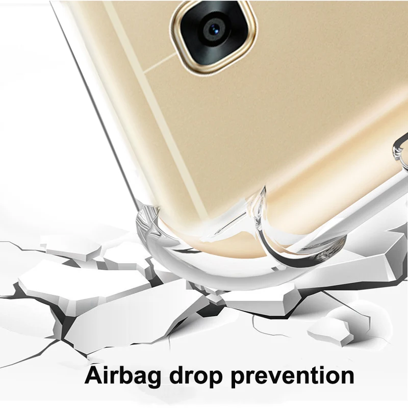 Ультра тонкий прозрачный силиконовый чехол из ТПУ для Samsung Galaxy C7 Pro защиты