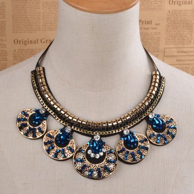 1pcs beauty pearl Collar Necklace Fashion retro skirt ornaments summer r neck chain sweater women diy acessories | Дом и сад