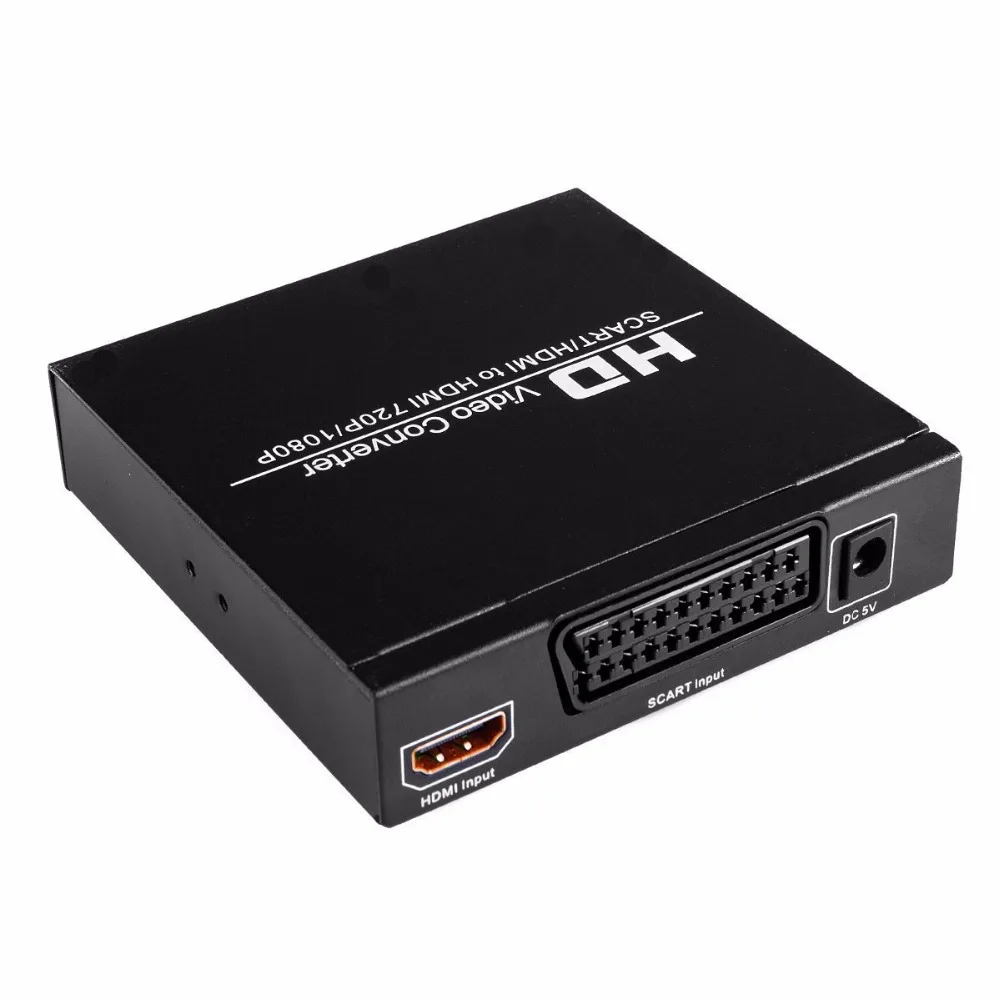 Full HD 1080P SCART HDMI совместимый с конвертер цифровой видео Konverter высокой четкости