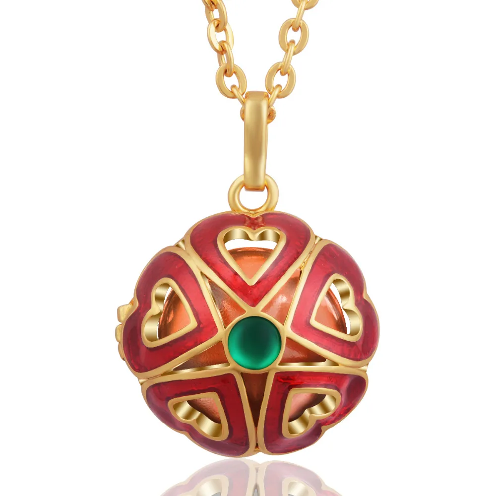 Специальный прекрасный золотой цвет сердце ароматерапия медальон шар клетка с