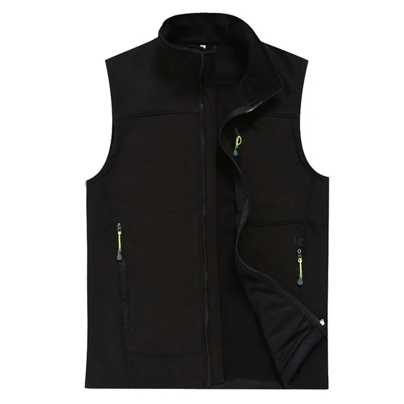 Мужской и Женский походный жилет куртки без рукавов для путешествий флисовые