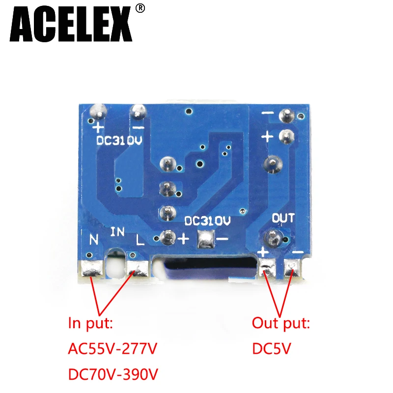 Прецизионный 5V600mA (3 Вт) Изолированный Импульсный блок питания/AC DC понижающий