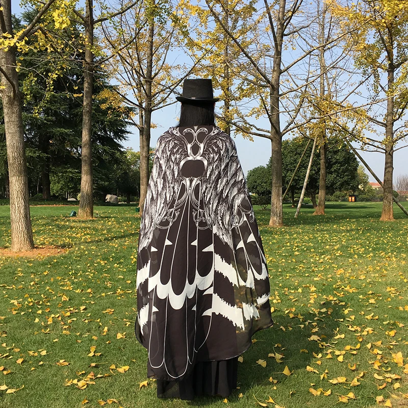 New printed Belly Dance Cloak Wing Belly Dancing Butterfly Wings Beach Skirt Shawl Butterfly Cloak Mantle 197*130 cm 10 Colors