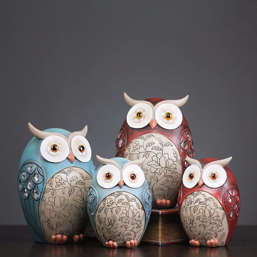 Фото 2pcs Creative Owl Ornaments Figurines Miniatures Resin Decoration Crafts Wedding Gift Desktop Home Accessories Modern Дом и сад 2pcs Creative Owl Ornaments Figurines Miniatures Resin Decoration Crafts Wedding Gift Desktop Home Accessories Modern Дом и сад