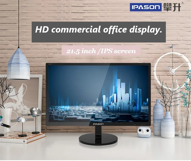 IPASON 21,5 дюймовый настольный компьютер монитор HD ips дисплей ЖК-монитор игровой дисплей