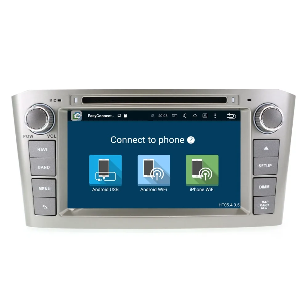 Автомагнитола для Toyota Avensis Android 8 1 радио стерео GPS 2002 2003 2004 2005 2008 DVD плеер навигация