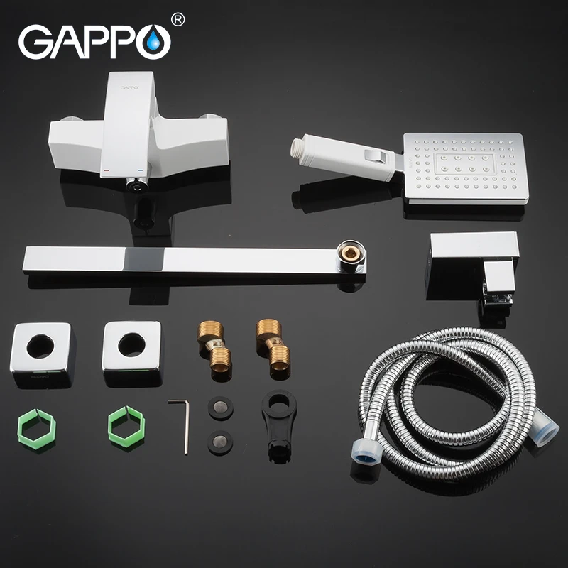 GAPPO смеситель для ванны ванной комнаты набор душа настенные краны воды кран