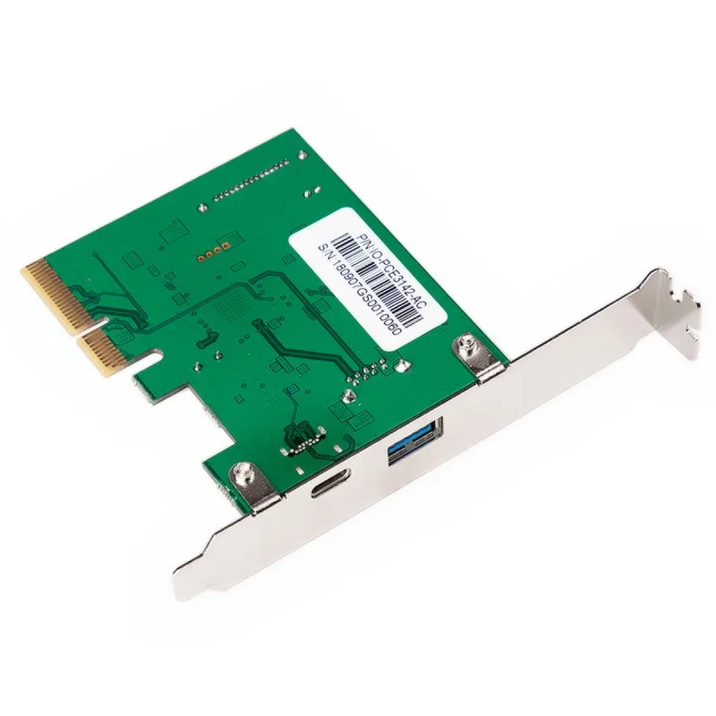 H1111Z PCI Express к USB3.1 USB-C + Type-A карта контроллера хоста до Gen-II 10 Гбит/с повышенной